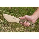 Tops Knives Tom Brown Tan Tracker Fixed Blade Knife, Micarta