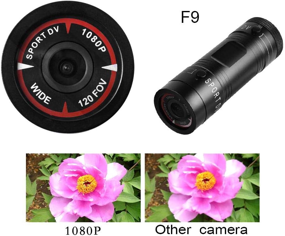 Portable Mini DV, Full HD 1080P Waterproof Outdoor Video Camera with Microphone, Wide Angle Lens Mini Sport Cycling DV with Bike Holder - Image 3