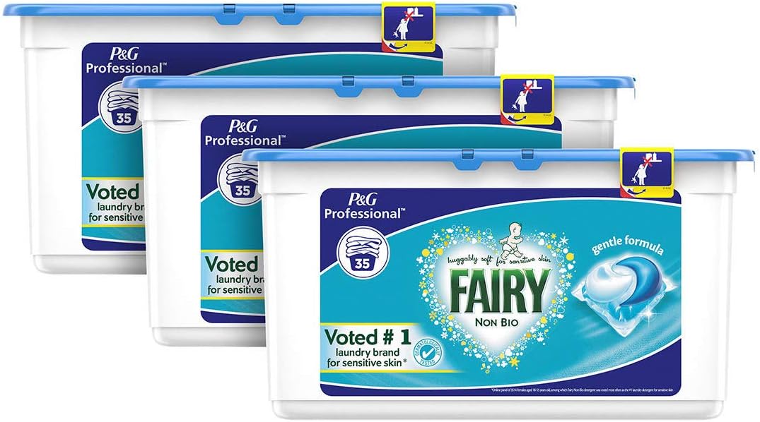 Fairy Non Bio Pods - Washing Capsules for Sensitive Skin - Pack of 3 x 35 Pods - 105 Washes, 35 count (Pack of 3) - Image 3