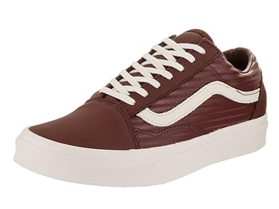 vans maroon leather