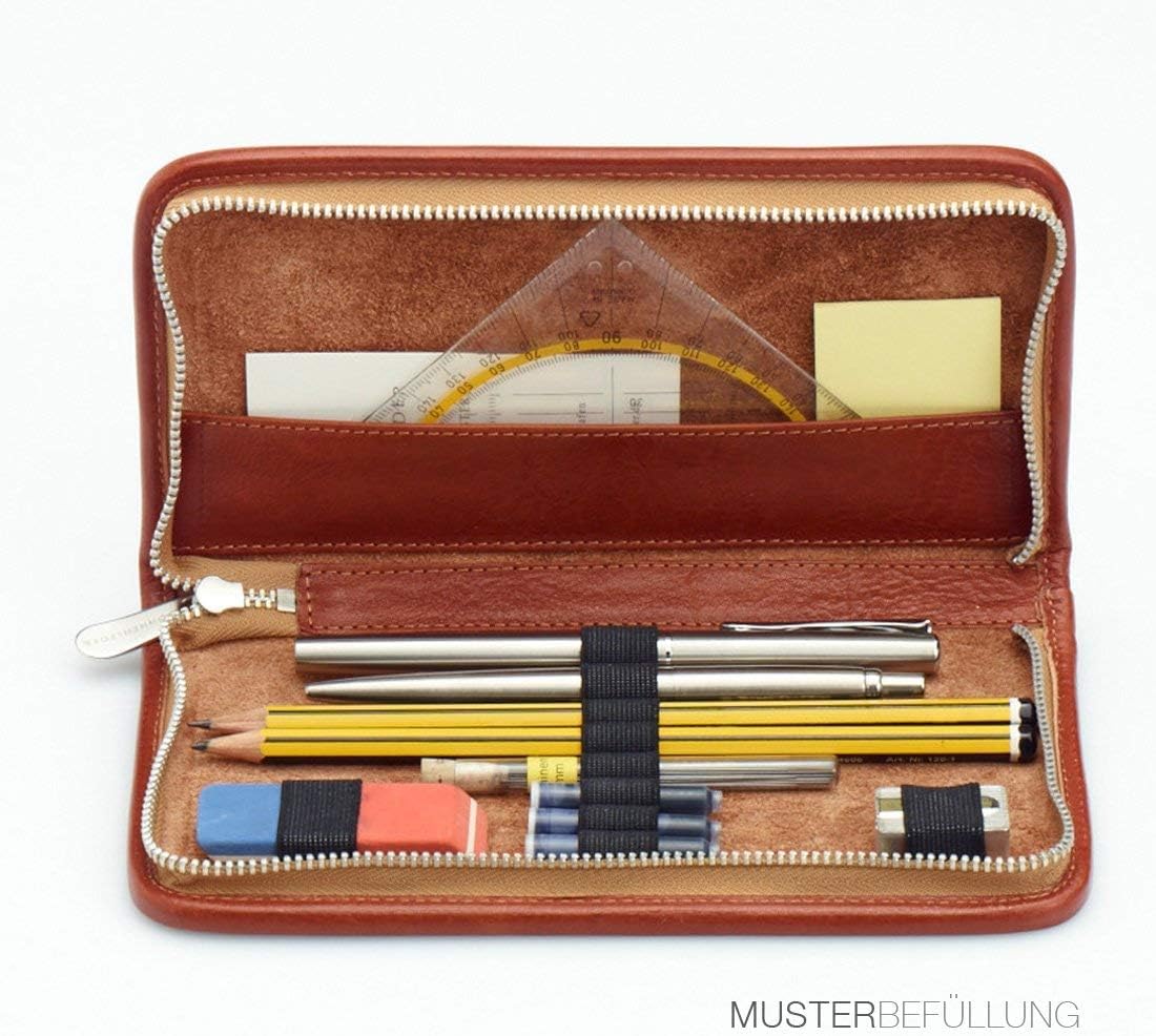 'Sun Leather’ – Quality Writing Case “Nietzsche" natural