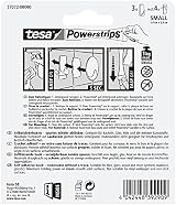 tesa Powerstrips Hook - Self-Adhesive Round Hook for All Surfaces - White view 2