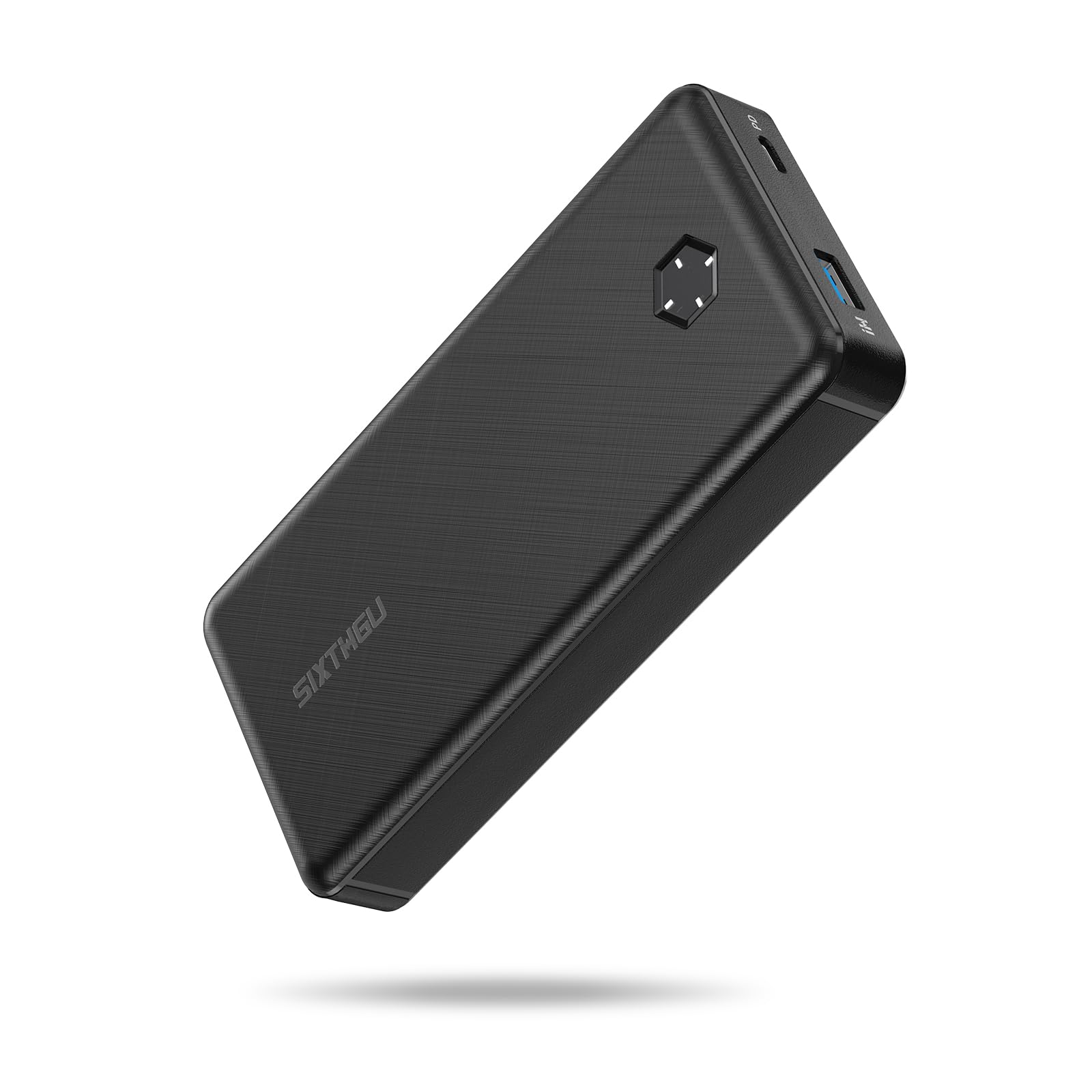 Photo 1 of Portable Charger, Slim 20000mAh PD 20W Power Bank, USB C in&out High-Speed Charging Battery Pack, External Phone Powerbank Compatible with iPhone 16 15 14 13 12 Samsung S22 S21 Google iPad etc Black