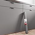 Decotalk Grey Wallpaper Peel and Stick Self Adhesive Wallpaper Removable Gray Contact Paper for Cabinets Waterproof Thick Grey Contact Paper Self-Adhesive for Shelves 12"x120"