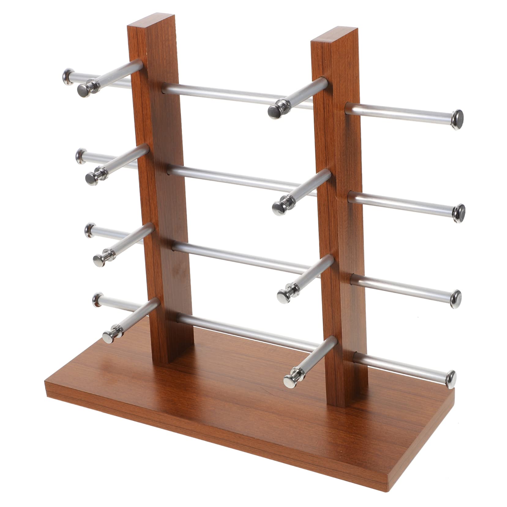 Cabilock Vintage Sunglass Rack Multi Eyewear Display Stand Organizer for Sunglasses and Glasses Holder Stylish Glasses Storage Frame for Home Retail Use