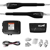 Mighty Mule MM372W Dual Automatic Gate Opener, Smart and Solar Ready-Up to 16ft Long or 550lb per Leaf, Black, 1 Gate Opener Kit