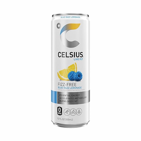 CELSIUS FIZZ FREE BLUE RAZZ LEMONADE 12OZ