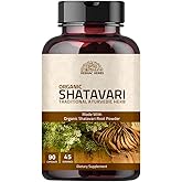 Hebhac Herbs Shatavari Capsules 1000mg &ndash; 90 Veg Capsules &ndash; Herbal Supplement for Women &ndash; Ayurvedic Shatavari Root Extract &ndash; Vegan &amp; Non-GMO