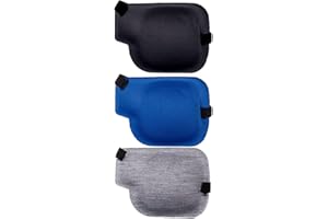 ibasenice 3 Pcs Adjustable 3D Eye Protector Patches for Left Eye Reusable for and Adults Outdoor and Daily