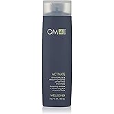 Organic Male OM4 Activate: Black Spruce & Siberian Ginseng Hair Densifying Shampoo, Stimulating and Nourishing haircare