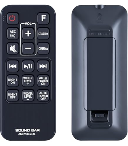 Amazon.com: AKB74815331 Replaced Remote fit for LG Soundbar
