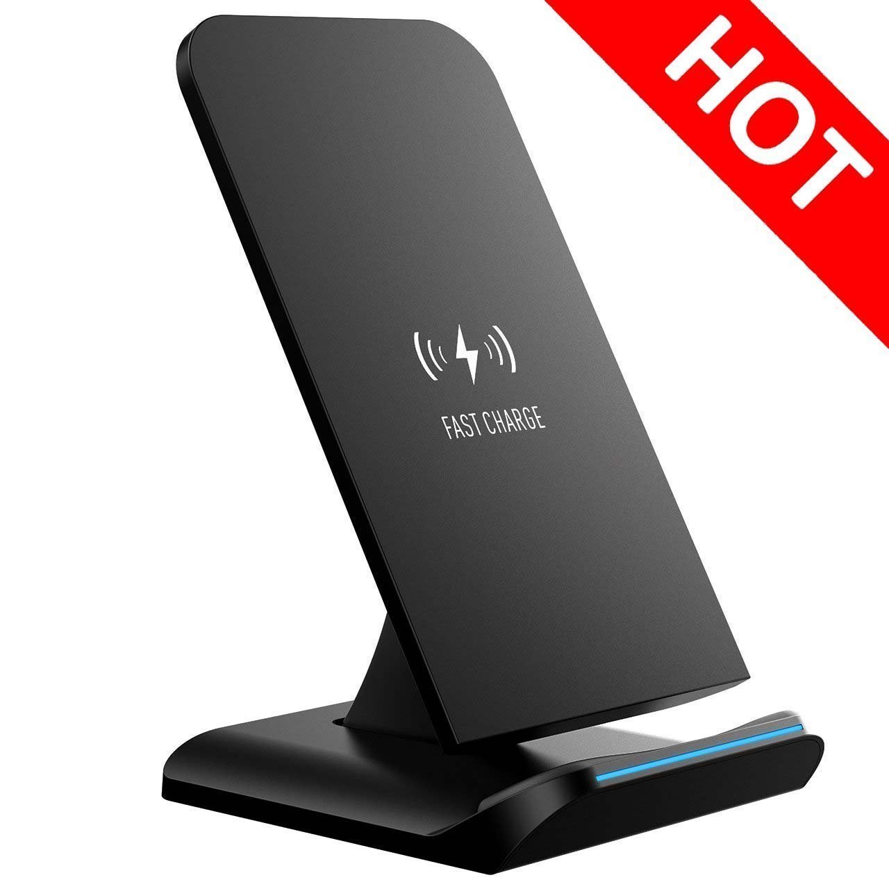 Cargador inalámbrico Pictek Cargador Inalámbrico Rápido para iPhone Soporte de Cargador Inalámbrico