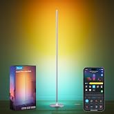 Govee RGBIC Floor Lamp, 1000lm LED Corner Lamp | Works with Alexa, Smart Modern Floor Lamp with Music Sync and Color Changing