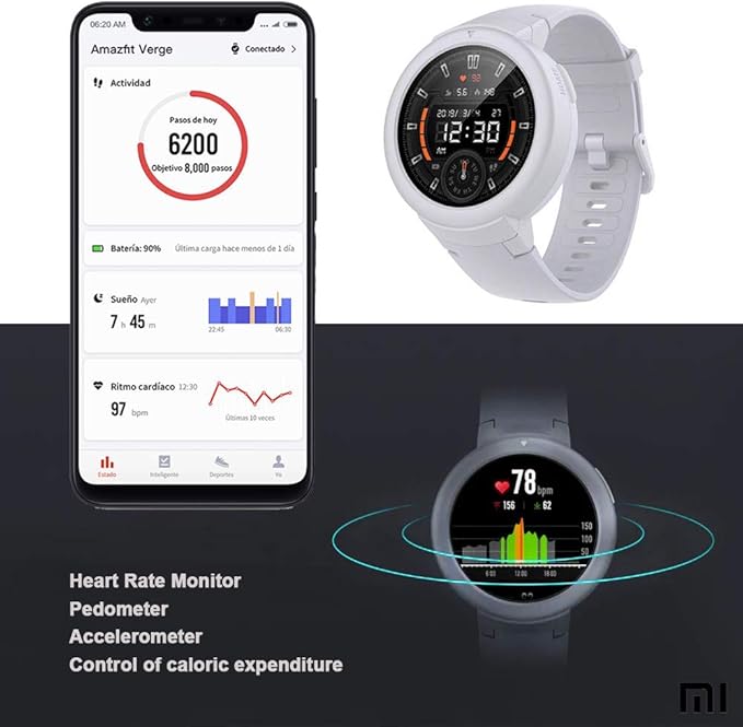 Amazfit Verge LITE Smartwatch Deportivo: Amazon.es: Electrónica