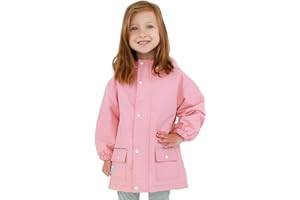 JAN & JUL Waterproof Fleece Lined Rain Jacket, Raincoat for Kids