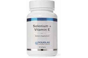 Douglas Laboratories Selenium + Vitamin E | 400 I.U. of Natural Form of Vitamin E and 50 mcg. of Selenium | 90 Softgels