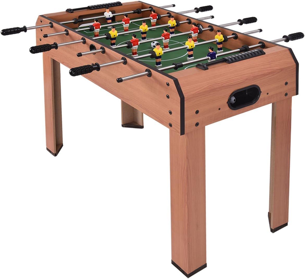 sbcg Castlebayz 37" Indoor Arcade Game Foosball Table for Recreation Living Room Winter Summer All Seasons! (Blue, 37)