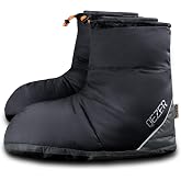 QEZER Down Booties for Men and Women, Winter Camping Socks Slippers | Foot Warmers, Down Camping Booties, Winter Socks, Tent Cabin Use, Backpacking Camping,Indoor Home Use