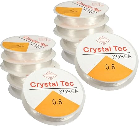 Amazon シリコンゴム ゴム紐 0 8mm 10個セット 手作りアクセサリー ビーズ ブレスレット ネックレス ビーズ ストーン 通販