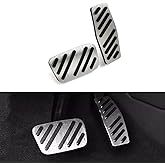 GZJUNFUGJ Anti-Slip Foot Brake Gas Accelerator Pedal Cover Compatible for Chevrolet Impala Equinox Cruze Compatible for Cadillac XTS, Compatible for GMC Acadia Terrain Interior Parts No Drill