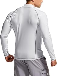 TSLA Men's Long Sleeve Zip Rash