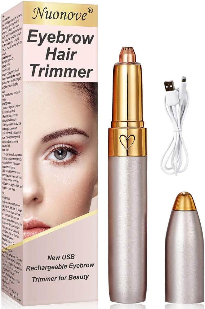 eyebrow trimmer with charger