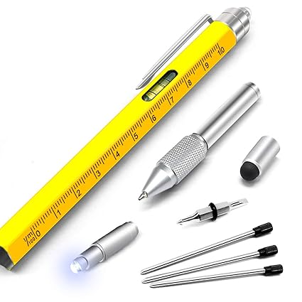 Biib Regali Per Lui O Lei 2019 Gadgets Idee Regalo Uomo Originali 7 In 1 Penna Multifunzione Fai Da Te Regalo Festa Del Papà Regali Maestra