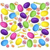 Kangaroos Easter Eggs with Toys Inside -Easter Egg Hunt - Assorted Surprise Easter Egg - Colorful Easter Eggs for Kids - Bulk Easter Egg for Easter Theme Party - Pack of 24