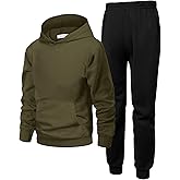Arshiner 2 Piece Outfit Boys Pullover Hoodies Sweatshirt Suit For Kids Tracksuit Set