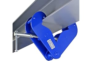 KARRYTON Beam Clamp 11000LB/5Ton,for Lifting & Rigging, 3.1-12.6Inch Beam Flange Width I-Beam Lifting Clamp Heavy-Duty Lifting with Hoist for Construction,Industrial,Home and Garage