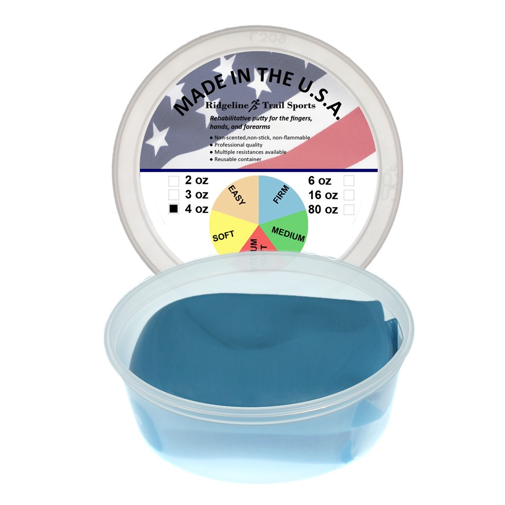 4 oz Hand Therapy Putty, Red Medium Soft Health