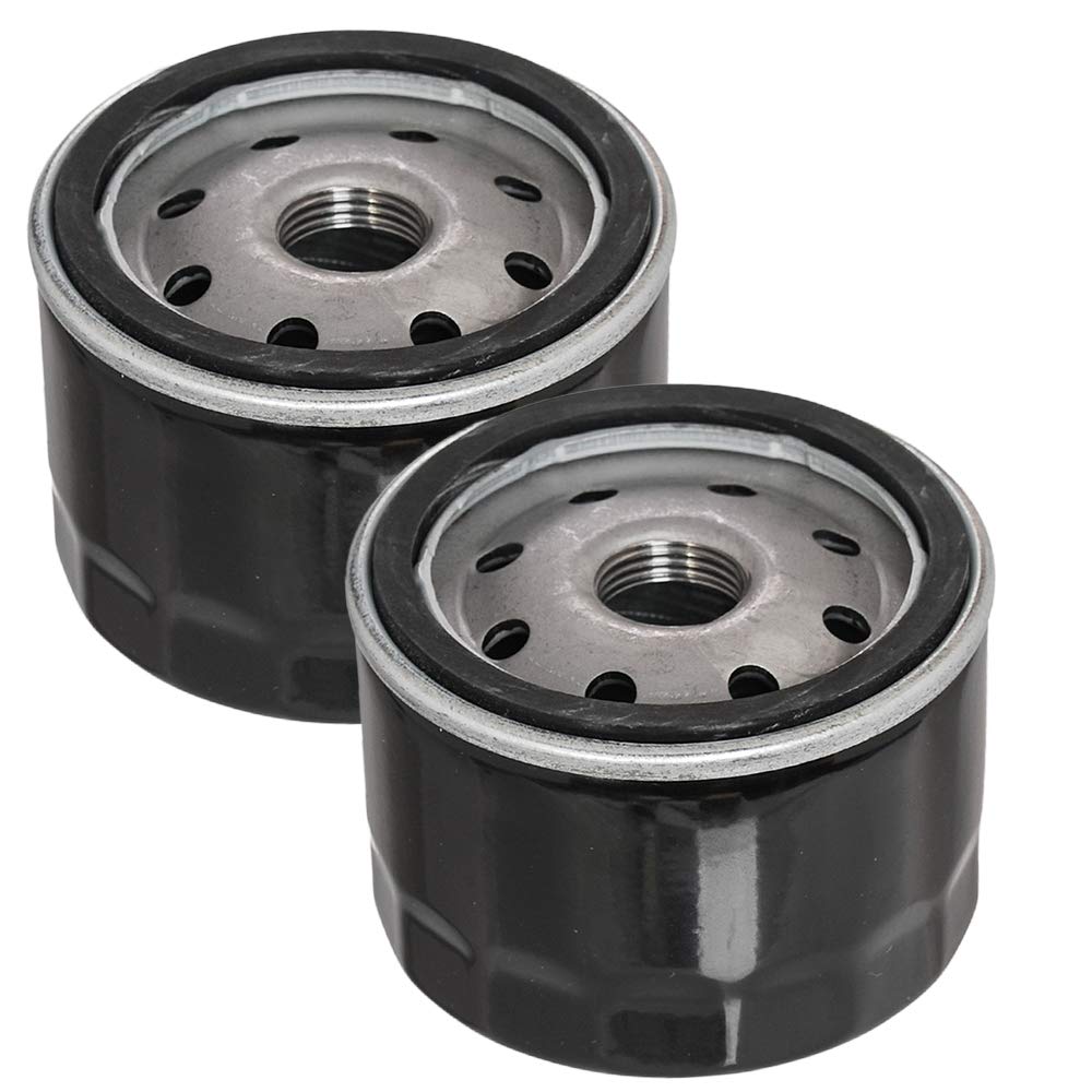Carkio 951-12690 Oil Filter Compatible with Cub Cadet CC30 CC30H Troy Bilt LS27 LS33 TB30 TB30R TB42 MTD 4P90HU 4P90HUA 4P90HUB Motor Lawn Mower Engine 751-11501 751-12690 (Pack of 2)