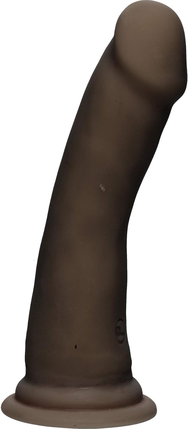 THE D Slim D 6 in No Balls ULTRASKYN Brown, Chocolate, 6 Inch