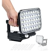 Wrneaoch 35W 9000LM Cordless LED Work Light (Battery Not Included) | Rechargeable LED Work Light Compatible with 18V LXT Battery, IPX6 Waterproof Work Light with Dual USB, for Garage Car Repair