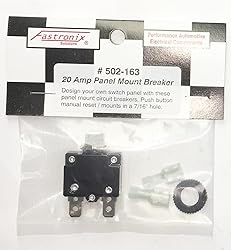 Fastronix 20 Amp Push Button Manual Reset Circuit