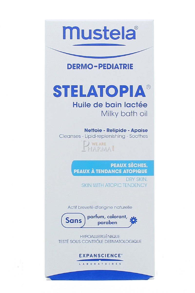 mustela milky bath oil