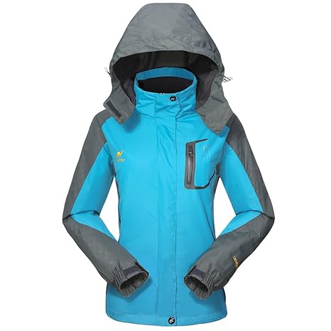 GIVBRO Wasserdichte Regenjacke Damen Softshell Sport Outdoorjacke 2018 Funktions Atmungsaktive Hooded Camping Hiking Jacke