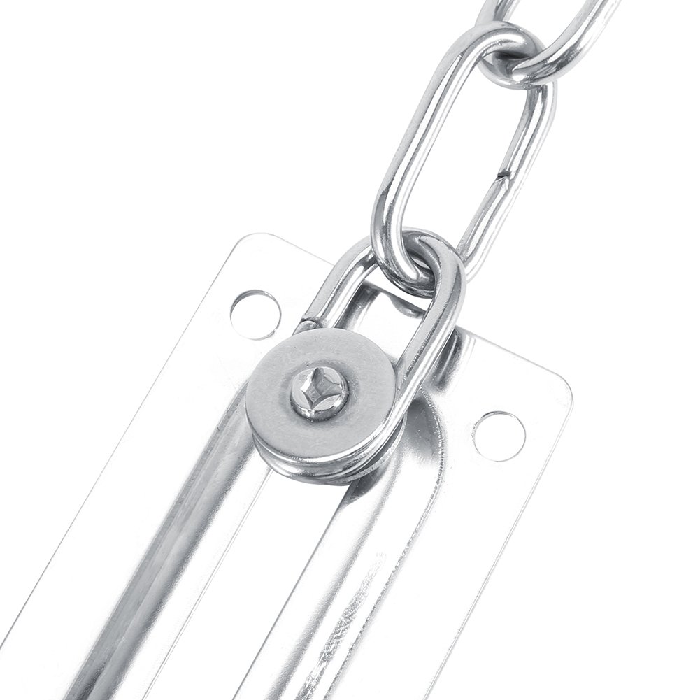 Cadena Para Puerta Cadena de Seguridad Plateada de Acero Inoxidable con