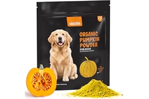 Organic Pumpkin for Dogs & Cats (8.82 oz) - Pumpkin Powder Including Seed & Apple - Supports Stool & Gut Health - Use on Food