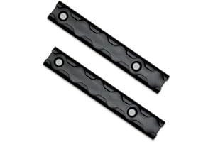 VanEssential 6" Venture Track T-6 Aluminium L-Track Black Anodized (Semi Circle Profile) - 2 Pack