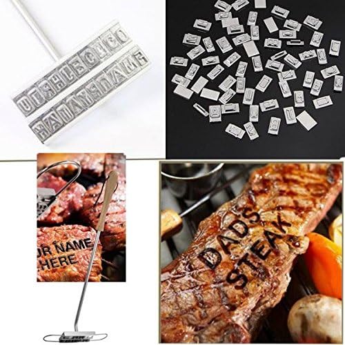 Changeable 55 Letters Barbecue ID Branding Iron Tools