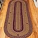 IHF HOME DECOR Oval Floor Carpet Braided Rug 20