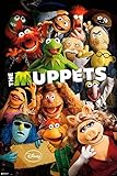 The Muppets - TV Show / Movie Poster / Print (The Cast - Kermit, Miss Piggy, Gonzo & Friends) (Size: 24