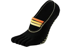 Joyxien 3 pairs-ladies indoor sports floor socks five-finger color gradient yoga socks