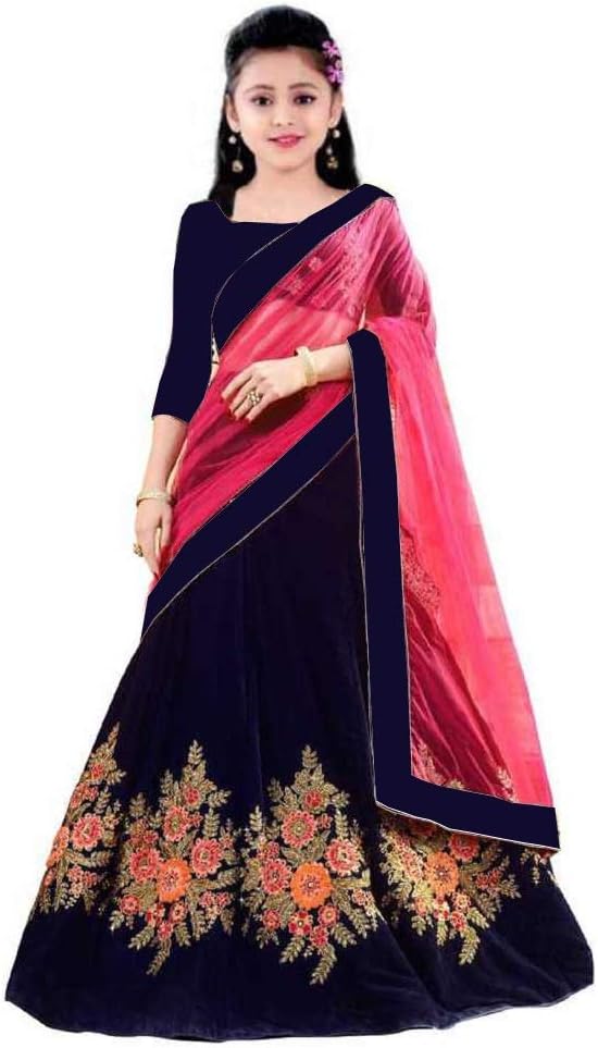 Globonimpex Designer Ethnic Lehenga Choli Indian Girl Partywear Ethnic Traditional Lehenga Choli Wedding Wear Lehenga