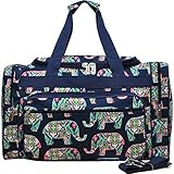 Floral Elephant Print Carry on Shoulder 20