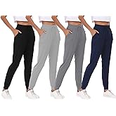 BVNSOZ Joggers for Women with Pockets Drawstring Sweat Pants for Yoga Running Workout