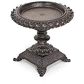 Sungmor Cast Iron Candle Holder - Rustic Style Decorative Pillar Candle Holders, Center Pieces Decoration for Table, Modern Farmhouse French Country Decor, 6.5" Candle Stand Fits Multi-Size Candles