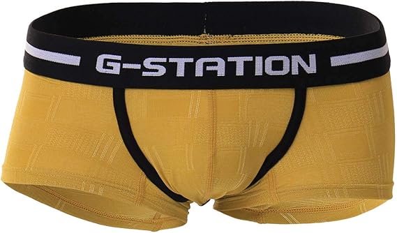 Amazon S ゴールド ジーステーション G Station メンズ下着 ボクサーパンツ メンズインナー パンツ 男性下着 ローライズ セクシー ボクサー 通販