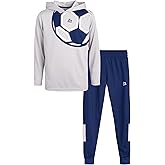 RBX Boys Jogger Set - 2 Piece Pullover Thermal Boys Hoodie & Tricot Jogger Pants - Athletic Sweatsuit Outfit (Sizes 8-12)